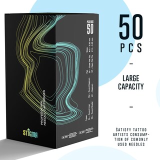 Foto 3 | Foto 3 | Agujas De Cartucho De Tatuaje Stigma Aquamarine Knight #10(11rl) - Venta Internacional.