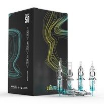 Agujas De Cartucho Para Tatuajes Stigma Aquamarine Knight #12(11rl) - Venta Internacional.