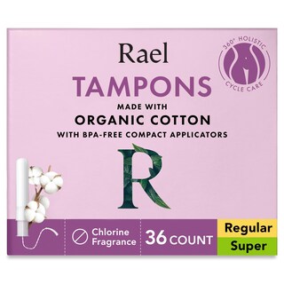 Foto 1 | Foto 1 | Aplicador Compacto Tampons Rael De Algodón Orgánico 36 Unidades - Venta Internacional.
