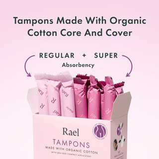 Foto 5 | Foto 5 | Aplicador Compacto Tampons Rael De Algodón Orgánico 36 Unidades - Venta Internacional.