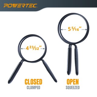 Foto 2 | Foto 2 | Abrazaderas De Manguera Powertec De 5 Pulgadas De Doble Bucle Para Recolección De Polvo - Venta Internacional.