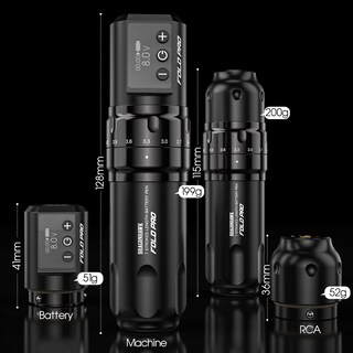 Foto 6 | Foto 6 | Máquina De Tatuaje Tipo Pluma Mast Fold Pro Inalámbrica My031 - Venta Internacional.