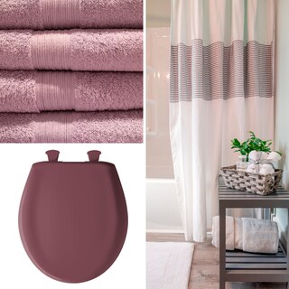 Foto 3 | Foto 3 | Asiento De Inodoro Bemis Clásico Colores Abatible Lento Elíptico Frambuesa - Venta Internacional.