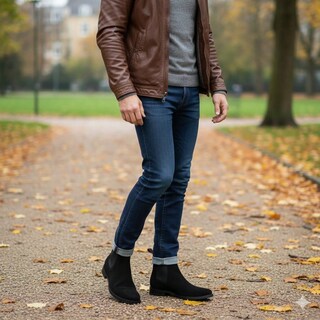 Foto 4 | Foto 4 | Botines Andre V B500-2 Negro Hombre Casual