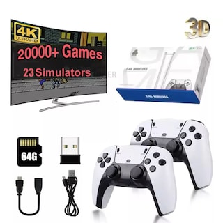 Foto 3 | Foto 3 | Consola Retro Game Stick 20000 Juegos Clásicos 4k Hdmi Incluye 2 Controles Inalámbricos