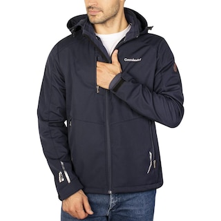 Foto 1 | Foto 1 | Chamarra Softshell Para Hombre Con Capucha Desmontable Greenlander Azul Marino