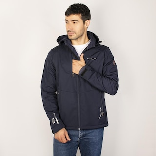 Foto 3 | Foto 3 | Chamarra Softshell Para Hombre Con Capucha Desmontable Greenlander Azul Marino