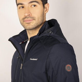 Foto 6 | Foto 6 | Chamarra Softshell Para Hombre Con Capucha Desmontable Greenlander Azul Marino