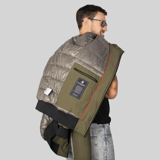 Foto 8 | Foto 8 | Chamarra Bomber Para Hombre Con Bolsillos Greenlander Verde