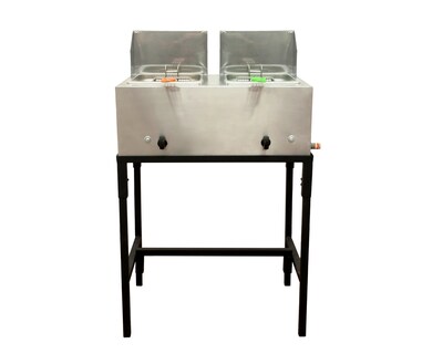 Foto 3 | Foto 3 | Freidora Doble Mindejal Fredob Acero Inoxidable Con Doble Tina