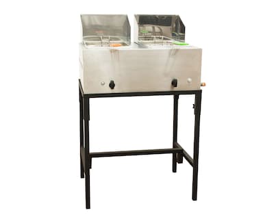 Foto 8 | Foto 8 | Freidora Doble Mindejal Fredob Acero Inoxidable Con Doble Tina