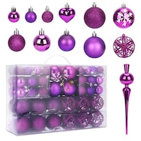 Paquete De Esferas Navideñas Con 101 Piezas