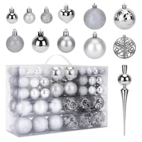 Paquete De Esferas Navideñas Con 101 Piezas