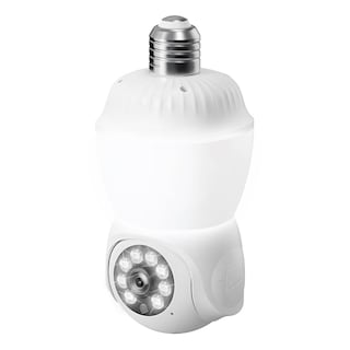 Foto 1 | Foto 1 | Foco Led Inteligente Con Cámara Wifi 2.4ghz 1080p Hd 355° Ptz Visión Nocturna Y Detección De Movimiento