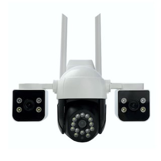 Foto 1 | Foto 1 | Cámara De Seguridad Wifi 2.4 Ghz 360° Con 3 Lentes 6mp Hd Exterior Impermeable