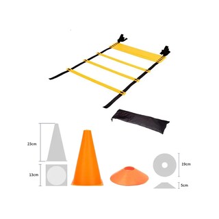 Foto 5 | Foto 5 | Entrenamiento De Fútbol Lab.g 12 Tableros + 12 Conos + 1 Escalera Amarillo