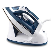 Plancha De Vapor Eléctrica 2600w Antiadherente Con Base Eo Safe Imports Esi-22965 Multicolor