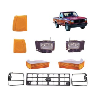 Foto 1 | Foto 1 | Parrilla Y Biseles Ford Ranger 89 90 91 92 93 94 Negro Completo Depo