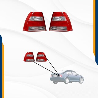 Foto 3 | Foto 3 | Faros Jetta Bola Ambar A4 99 00 01 02 03 04 05 06 07 Con Espejos Y Calaveras Depo