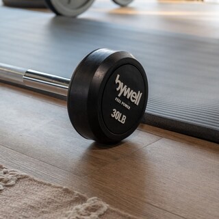 Foto 4 | Foto 4 | Barra Recta Bywell Con Peso Integrado 30lb Color Negro