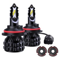 Kit De Faros Led Conector 9007 Eo Safe Imports Esi-22880 Negro