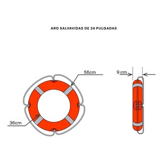 Foto 3 | Foto 3 | Aro Salvavidas Eo Safe Imports Esi-22874 Rojo