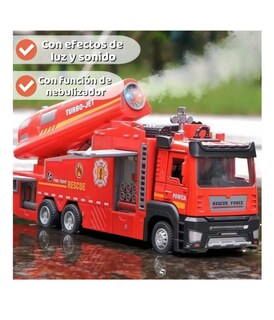 Foto 2 | Foto 2 | Juguete Infantil de Bomberos Rojo