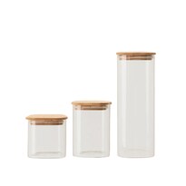 Contenedores de Vidrio Drink Lab 3 Piezas