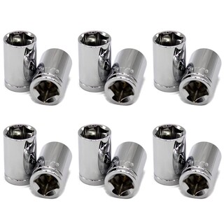 Foto 1 | Foto 1 | Dado 3/8 Pulgada Corto Hexagonal 11 mm Maple Tools 12 Piezas