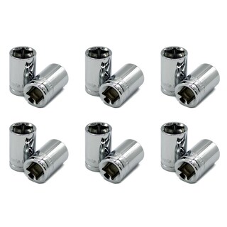 Foto 1 | Foto 1 | Pack 12 Dados Corto 1/2 Pulg 16 mm Hexagonal Maple Tools