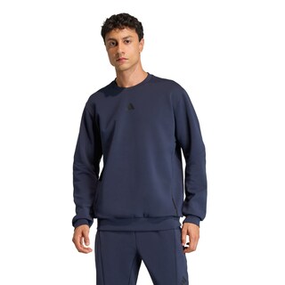 Foto 1 | Foto 1 | Sudadera Designed For Training Cuello Redondo Adidas Azul Hombre