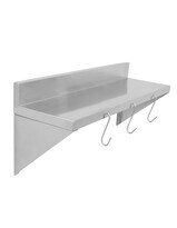 Repisa Garabato Mindejal Repmg140 Aluminio Gris De 38oz