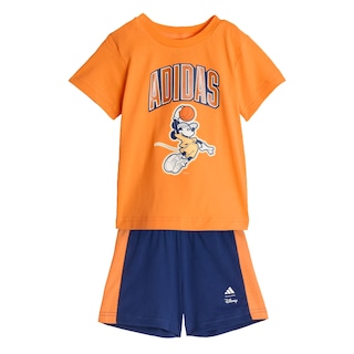 Foto 1 | Foto 1 | Conjunto De Playera Adidas Disney Mickey Mouse Adidas Naranja Niños
