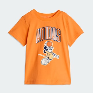 Foto 4 | Foto 4 | Conjunto De Playera Adidas Disney Mickey Mouse Adidas Naranja Niños