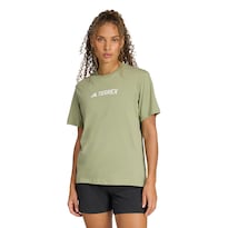 Playera Con Logo Terrex Classic Adidas Verde Mujer