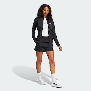Foto 6 | Foto 6 | Conjunto Essentials Linear Shorts Adidas Negro Mujer