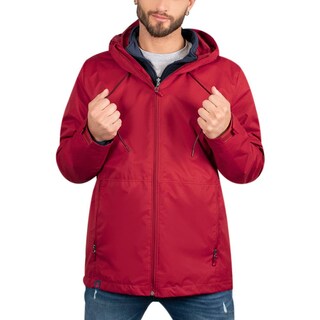 Foto 2 | Foto 2 | Chamarra Dos En Una Para Hombre Con Bolsillos Al Costado Greenlander Rojo