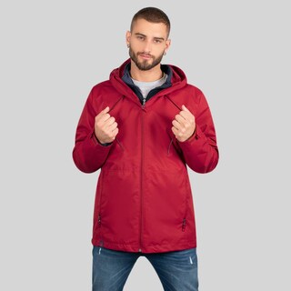 Foto 3 | Foto 3 | Chamarra Dos En Una Para Hombre Con Bolsillos Al Costado Greenlander Rojo