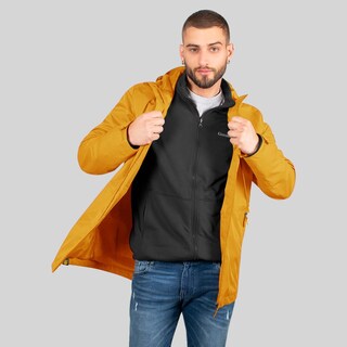 Foto 4 | Foto 4 | Chamarra Dos En Una Para Hombre Con Bolsillos Al Costado Greenlander Amarillo