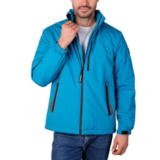 Foto 3 | Foto 3 | Chamarra Rompevientos Para Hombre Con Gorro Y Bolsillo Interno Greenlander Azul