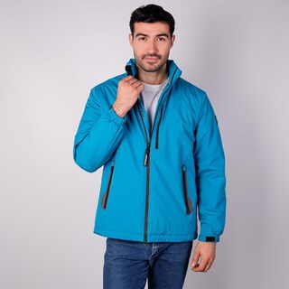 Foto 4 | Foto 4 | Chamarra Rompevientos Para Hombre Con Gorro Y Bolsillo Interno Greenlander Azul