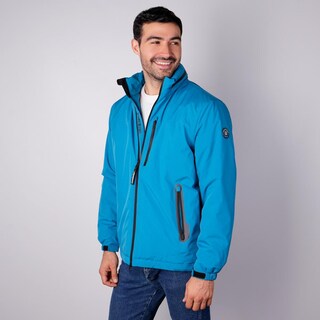 Foto 6 | Foto 6 | Chamarra Rompevientos Para Hombre Con Gorro Y Bolsillo Interno Greenlander Azul