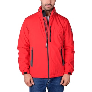 Foto 2 | Foto 2 | Chamarra Rompevientos Para Hombre Con Gorro Y Bolsillo Interno Greenlander Rojo