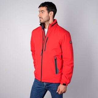 Foto 5 | Foto 5 | Chamarra Rompevientos Para Hombre Con Gorro Y Bolsillo Interno Greenlander Rojo