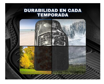 Foto 4 | Foto 4 | 1 Juego Tapetes 4pz Uso Rudo Color Cafe