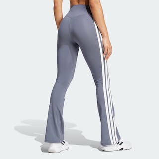 Foto 3 | Foto 3 | Mallas Optime Essentials 3 Franjas Acampanadas Adidas Negro Mujer