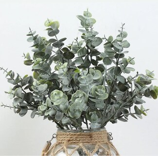 Foto 3 | Foto 3 | Plantas Belug Decoración Artificial Del Hogar De La Hoja De Yugali 5piezas Verde