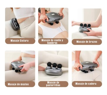 Foto 5 | Foto 5 | Masajeadora Belug Masajes Muscular Eléctrica Profesional Gris