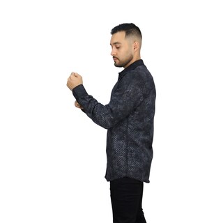 Foto 4 | Foto 4 | Camisa Platini Mx003 Negro Para Hombre