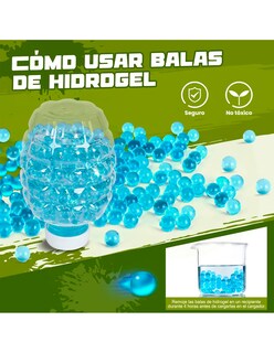 Foto 5 | Foto 5 | Pistola De Hidrogel Eléctrica M416 Azul Petukita Box